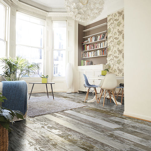 Паркет из паркетной доски - SUN WOOD DESIGN PARKETT - US LANDSCAPE WHITE 42 - SUN WOOD by Stainer - из массивной доски / из дуба / покрытый лаком