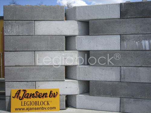 Полный бетонный блок - LEGIO-FLEXI-BLOCK®  - Legio block - для внутренней стены / гнездовой