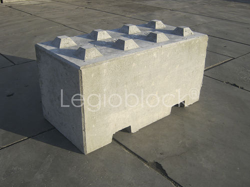 Полный бетонный блок - LEGIO®-FORKLIFT-BLOCK - Legio block - для стены / гнездовой