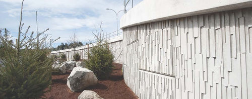 Подпорная стена из бетона - PRECAST PANEL WALLS - atlantic Industries Limited (AIL) - модульная / сборная