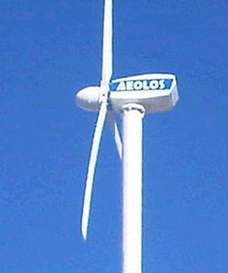 Малый ветрогенератор с горизонтальной осью - AEOLOS-H 3000W - Aeolos - трехлопастный / оффшорный
