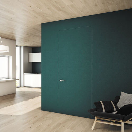 Дверь для интерьера - SWING DOOR - ADELA LINE - Henry glass - из дерева / створчатая / заподлицо