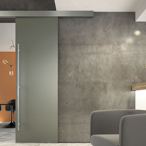 Дверь для интерьера - EXTERNAL WALL SLIDING DOOR - VITRA CLASSIC LINE - Henry glass - из закаленного стекла / раздвижная / застекленная