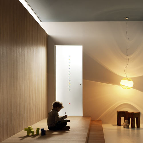 Декоративная панель для двери - GLASS DECORATION - VETROVENETO - BRUNO MUNARI - Henry glass - из стекла