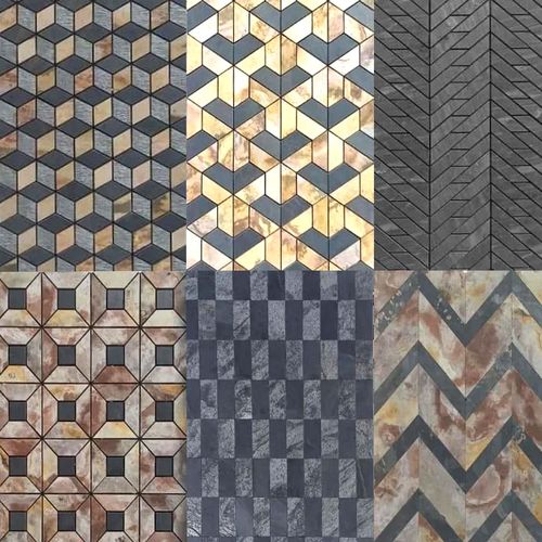 Обшивка имитация мозаики - Mosaics - Casadenza by Vesna - из натурального камня / гибкая / для мебели