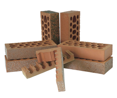 Кирпич для фасада - IBL SPA - EXTRUDED BRICKS - IBL spa - полый / оранжевый