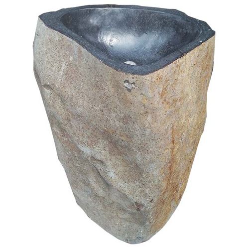 Раковина на ножке - MENHIR - Mosavit - из натурального камня / органическая / классическая