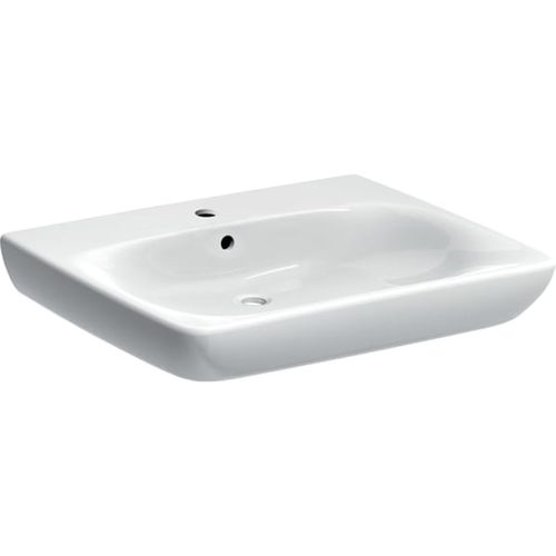 Подвесная раковина - 501.461.00.7 - GEBERIT - из керамики / прямоугольная / 1 отверстие