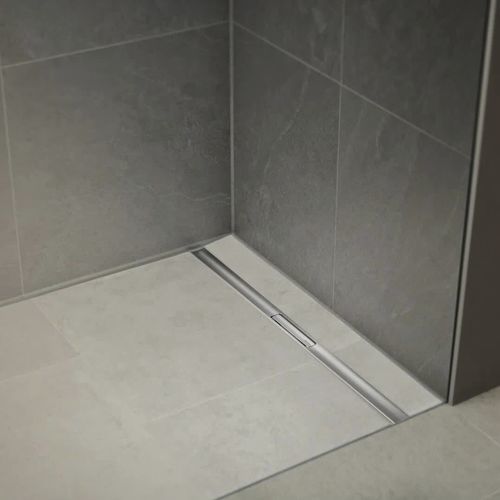 Сливной канал для душа из нержавеющей стали - CLEANLINE30 - GEBERIT - из матового алюминия / сборный / современный