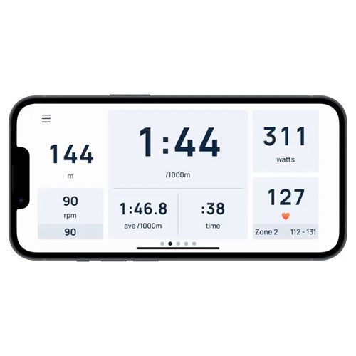 Мобильное приложение для наблюдения - ERGDATA - concept2 - подключенный / для смартфона