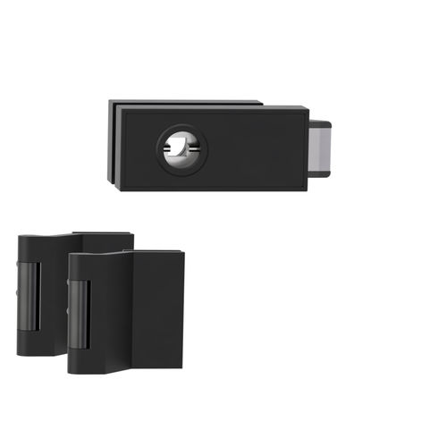 Механический врезной замок - CUBE - Griffwerk GmbH - для стеклянной двери / 1 точка запирания / для профессионального использования