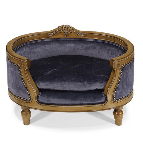 Диван для собаки из ткани - CHLOÉ PET BED  - Oficina Inglesa - из кожи / из дуба / из красного дерева