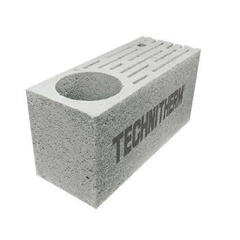 Легкий бетонный блок - Technitherm - сейсмостойкий / угловой / перемычка для перекрытия проемов