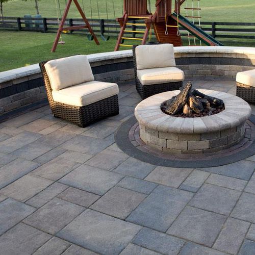 Напольная плитка из восстановленного камня - BEACON HILL FLAGSTONE™ - UNILOCK - для наружного применения / для пешеходных переходов / для общественных мест