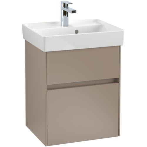 Одиночная тумба под умывальник - COLLARO : C00600 - Villeroy & Boch - подвесная / из дерева / современная