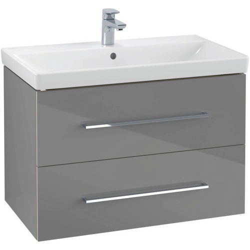 Подвесная тумба под умывальник - AVENTO : A89100 - Villeroy & Boch - из дерева / современная / с выдвижными ящиками