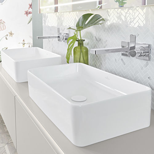 Настольная раковина - COLLARO : 4A2056 - Villeroy & Boch - из керамики / прямоугольная / современная