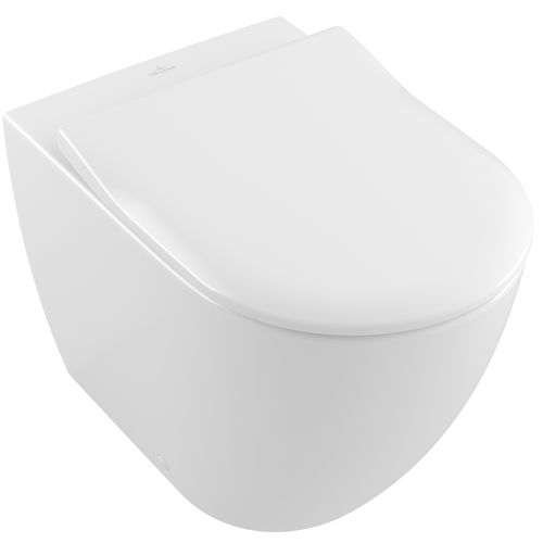 Напольный унитаз - SUBWAY 2.0 : 5602R0 - Villeroy & Boch - из керамики / для общественных санитарных помещений / безободковый