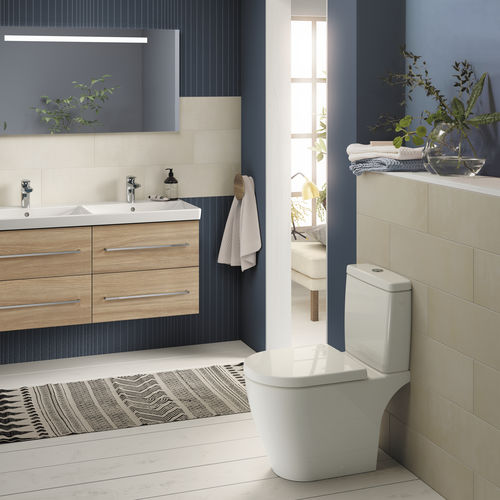 Напольный унитаз - AVENTO : 5644R0 - Villeroy & Boch - из керамики / безободковый / с низким сливным бачком