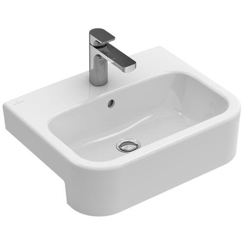 Полуутопленная раковина - ARCHITECTURA: 419055 - Villeroy & Boch - из керамики / прямоугольная / современная