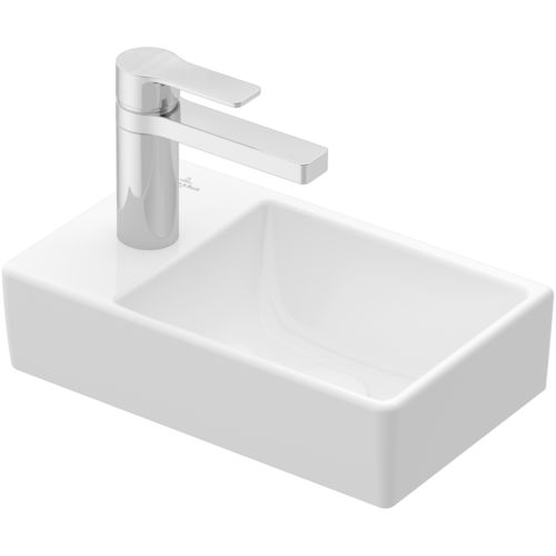 Настольная раковина - AVENTO: 43003R - Villeroy & Boch - из керамики / с умягчителем воды / прямоугольная
