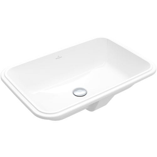 Раковина под рабочей поверхностью - ARCHITECTURA: 5A7760 - Villeroy & Boch - из керамики / квадратная / без отверстия
