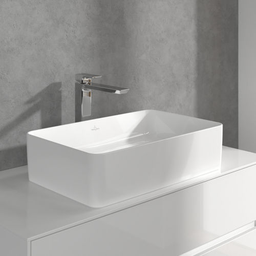 Однорычажный смеситель для раковины - SUBWAY : TVW112004000XX - Villeroy & Boch - настольный / из латуни / для ванной комнаты