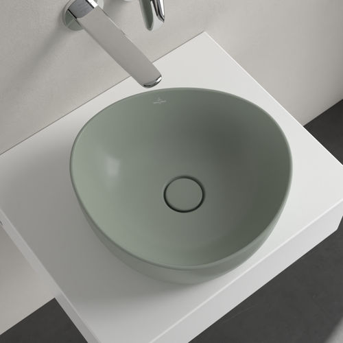 Настольная раковина - ANTAO : 4A7240XX - Villeroy & Boch - из керамики / глянцевая / круглая