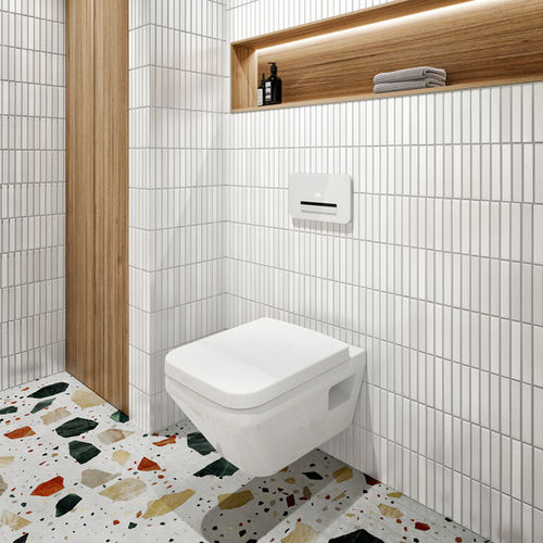 Подвесной унитаз - ARCHITECTURA TWISTFLUSH 5685 C0 XX - Villeroy & Boch - из керамики / для бытового использования / прямоугольный