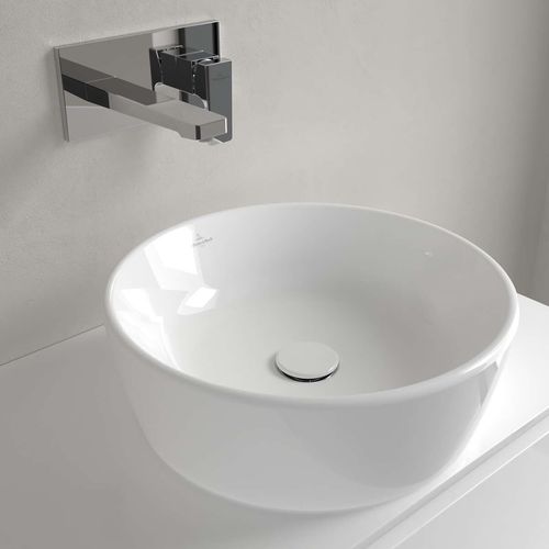Встроенная раковина - 5A254501 - Villeroy & Boch - из керамики / круглая / без отверстия