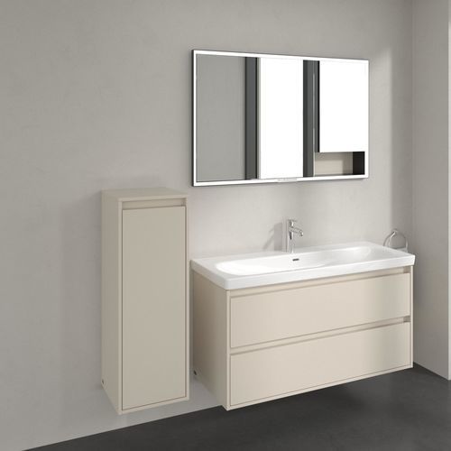 Настенный шкаф для хранения - C80200 series - Villeroy & Boch - современный / для ванной комнаты / серый