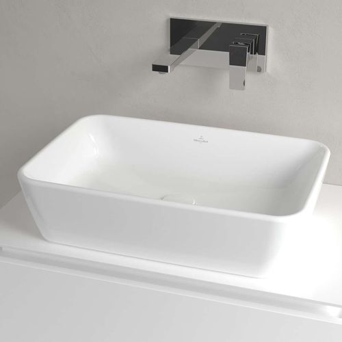 Настольная раковина - 5A276001 - Villeroy & Boch - из керамики / квадратная / без отверстия