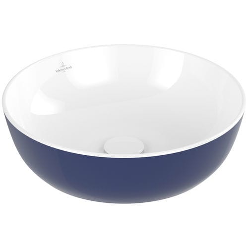 Настольная раковина - 417943BCS4 - Villeroy & Boch - из керамики / круглая / без отверстия