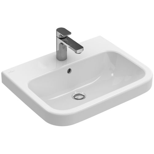Подвесная раковина - ARCHITECTURA : 418855/418860/418865 - Villeroy & Boch - из фарфора / прямоугольная / современная