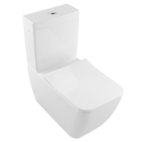Напольный унитаз - VENTICELLO : 4612R0 - Villeroy & Boch - из фарфора / безободковый / современный