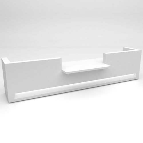 Модульная административная стойка - BLOK 6 - ISOMI - из Solid Surface / для гостиницы