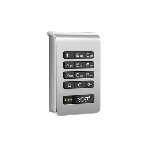 Электронный врезной замок - NEXTLOCK CUE© CODE OR KEY MANAGED - Digilock - с кодом / для шкафа раздевалки / 1 точка запирания
