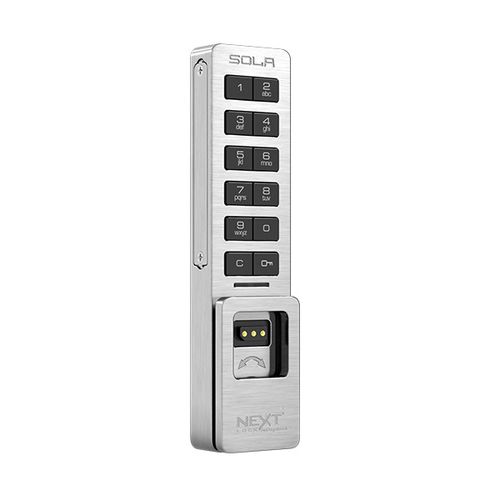 Электронный врезной замок - NEXTLOCK SOLA3© CODE OR KEY MANAGED - Digilock - с кодом / для мебели / для шкафа раздевалки