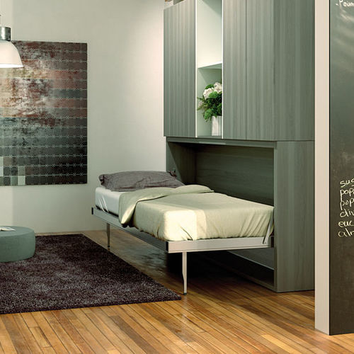 Откидная кровать - FLAT - smqrt beds - односпальная / современная / из ткани