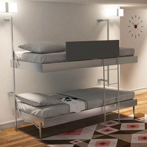 Многоярусная кровать - BOSS - smqrt beds - односпальная / современная / из ткани