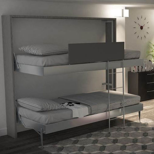 Многоярусная кровать - ANGEL - smqrt beds - односпальная / современная / из ткани