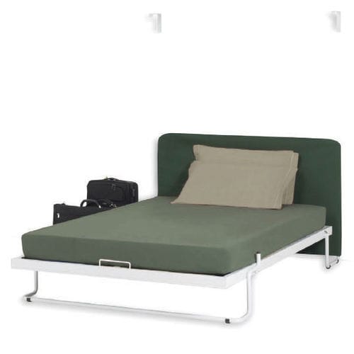Односпальная кровать - TAK - smqrt beds - современная / с изголовьем / из ткани