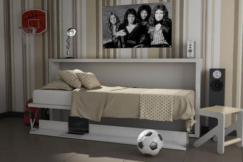 Откидная кровать - JOKER - smqrt beds - односпальная / современная / из ткани