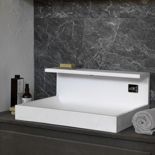Настольная раковина - JP SOLID SURFACE - mg12 - из Solid Surface / с умягчителем воды / ручной работы