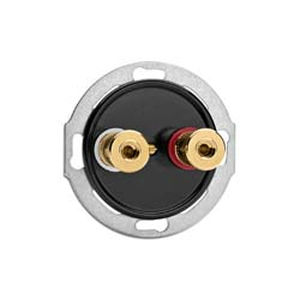 Розетка для громкоговорителя - 100737 - Classic Comfort - двойная / настенная / из Bakelite®