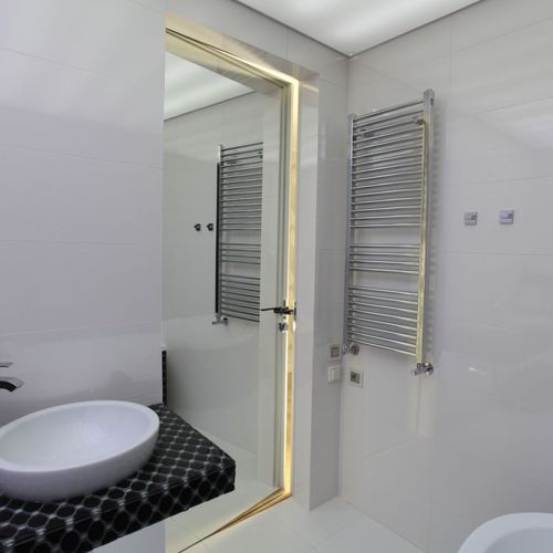 Дверь для интерьера - MIRROR - ZEROMUR Perfect Doors - из стекла / из алюминия / створчатая