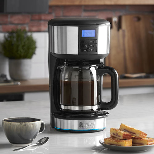 Кофемашина с фильтром - BUCKINGHAM - RUSSELL HOBBS - автоматическая / капучино / черная