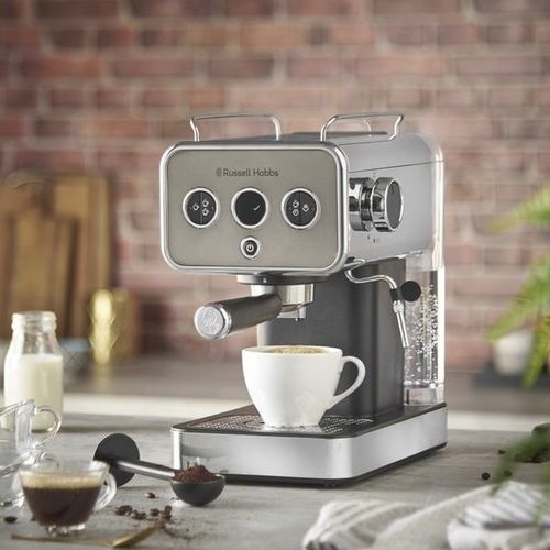 Кофемашина эспрессо - DISTINCTIONS - RUSSELL HOBBS - кофе мокко / для бытового использования / с ручным приводом
