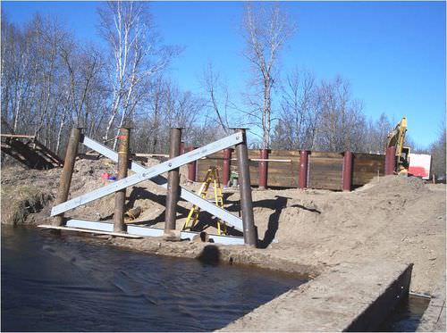 Буронабивная свая - Short span steel - из стали / для фундамента