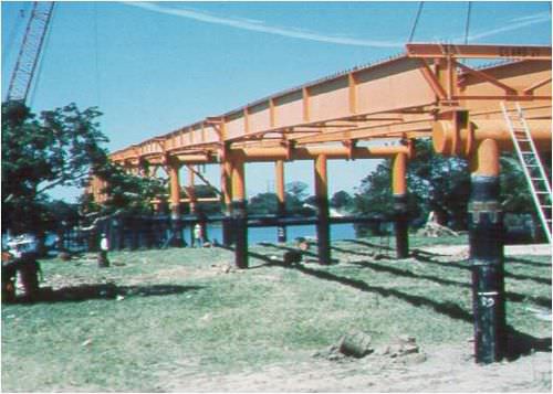 Стойка из стали - Short span steel - сборная